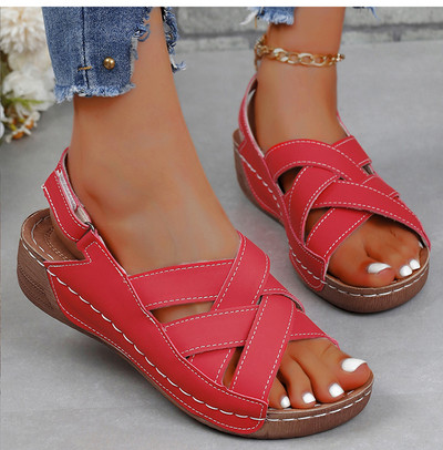 Naiste suvekingad 2024 trendikingad Naiste kiilusandaalid Naiste retrojalatsid Sandaalid Naiste kingad Naiste pehme kontsaga sandaalid