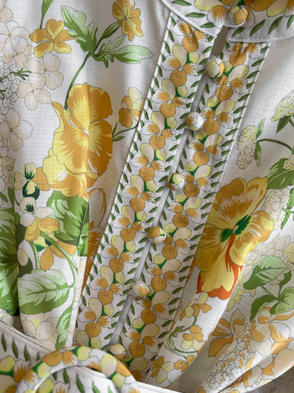 Uus kevadine sügislilletrükk Linane Boheemi Kleit Naiste Seis Pikk Lanter Varrukad Nööbid Vöö Maxi Rüü Vestidos