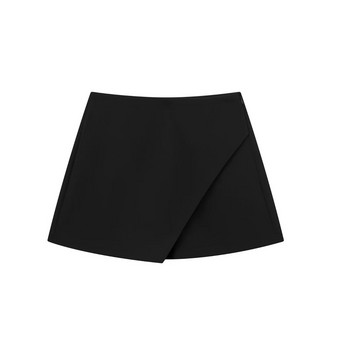 TRAF 2024 Дамски шорти Многоцветна мини пола Шорти Дамски модни къси поли с висока талия за жени Асимерни ежедневни шорти