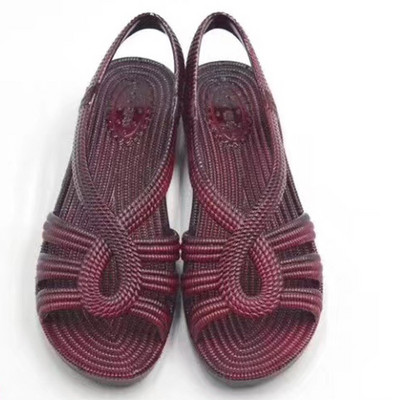 Naiste sandaalid PVC lamedad, uued avatud varbad Rannakingad, soliidsed naiste jalatsid, vabaaja platvorm, väljalõigatud mugavad naiste sandaalid