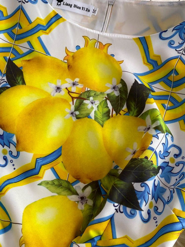 Rudens skrejceļa halāts Maxi kleita sievietēm Bohēmijas dzeltenā citrona apdruka zili baltā porcelāna piedurknēs ar garām piedurknēm ballītēm