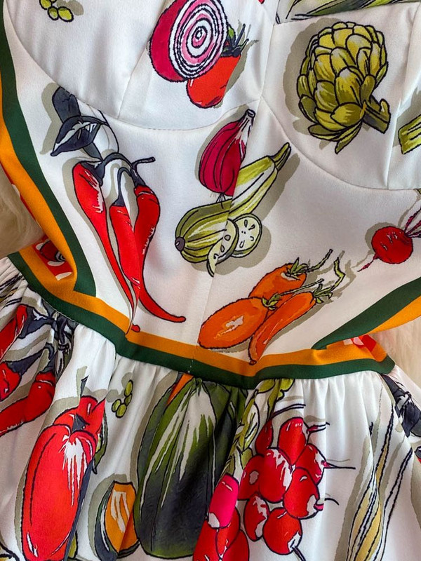 Καλοκαιρινή μόδα Holiday Spaghetti φόρεμα με λουράκι Γυναικείο λαιμό V λαιμόκοψη με κουκκίδα τύπωμα χτύπημα Χρώμα Ψηλόμεση Midi Vacation Vestidos