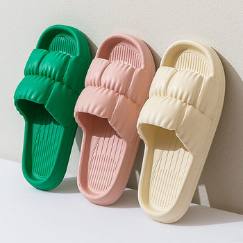 Летни плажни чехли Чехли с дебела платформа Дамски чехли Eva за домашни джапанки Дамски корейски модни меки сандали с облачна подметка