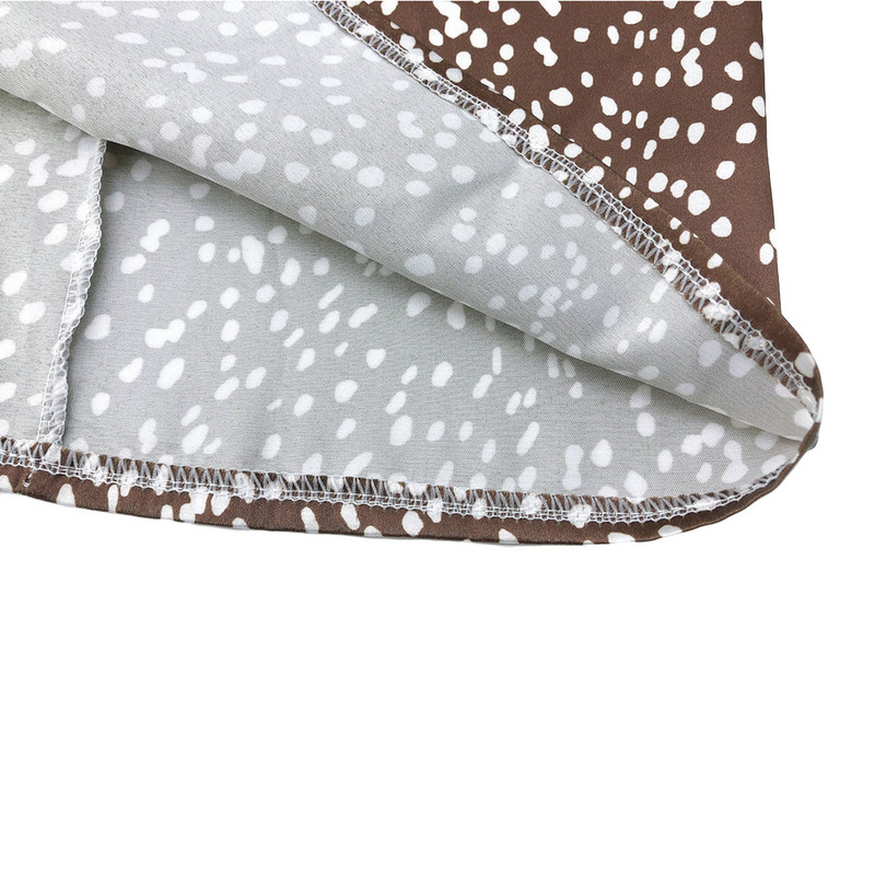 Uusim saabunud naiste seksikas seelik, täpitrükiga küljelõhikud, nöörimisstiilis kõrge vöökohaga õhukesed mugavad miniseelikud