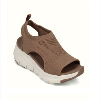 Sandale sport casual Pantofi de damă mărime mare, vara 2023, confort femei, sandale cu pană pentru plajă, sandale cu platformă pentru femei, sandale romane