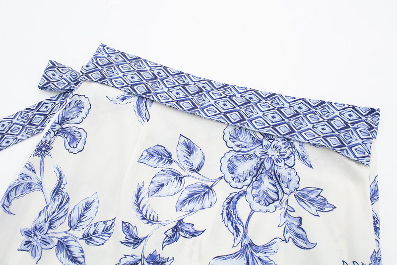 Tangada 2024 naiste lilledega prinditud seelik, naiste miniseelik, 3H0240