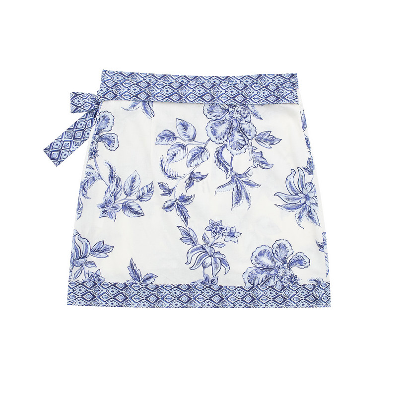 Tangada 2024 naiste lilledega prinditud seelik, naiste miniseelik, 3H0240