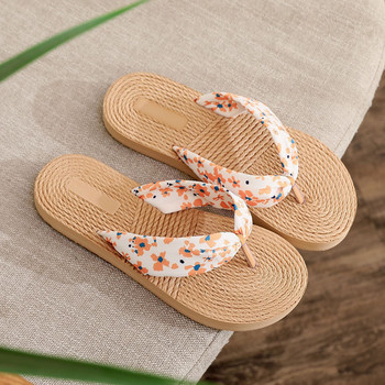 Летни чехли Джапанки Плажни сандали Нехлъзгащи се ежедневни плоски обувки 2023 Чехли Домашни домашни обувки за дами Пързалки на открито