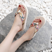 Flip-flops de modă pentru femei, papuci de vară cu platformă de plajă, ocazional exterior, sandale plate, pantofi plat pentru femei, pantofi pentru femei