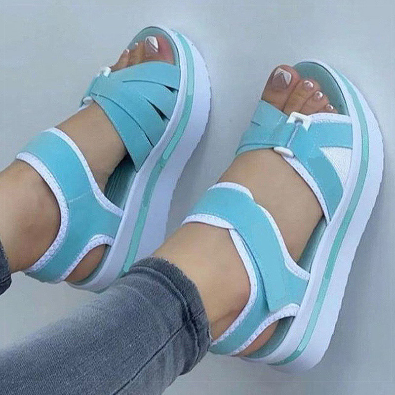 Sandale de damă cu toc Sandale cu platformă joasă pentru femei Sandale de vară pantofi de vară cu toc Încălțăminte pentru femei Pantofi cu pante