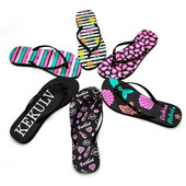 Sieviešu apavi Plakanas čības Neslīdošas Modes Ikdienas elpojošas āra pludmales apavi Mājas Iekštelpu čības Slide Zapatillas Mujer