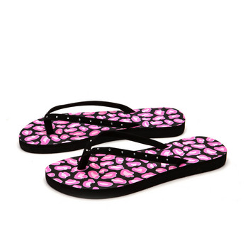Дамски обувки Плоски джапанки Нехлъзгащи се модни ежедневни дишащи външни плажни обувки Домашни домашни чехли Пързалка Zapatillas Mujer