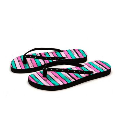 Sieviešu apavi Plakanas čības Neslīdošas Modes Ikdienas elpojošas āra pludmales apavi Mājas Iekštelpu čības Slide Zapatillas Mujer