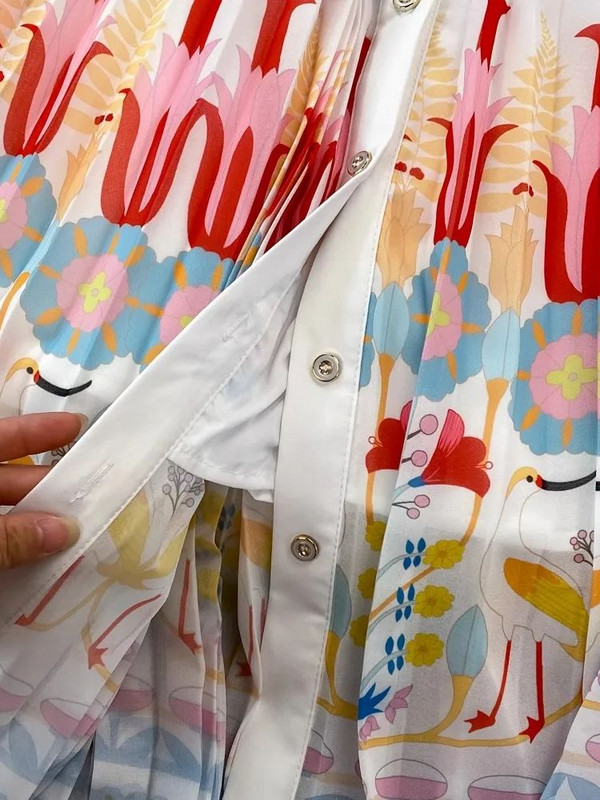 Elegantne suvine mustriga šifoonist kleit naiste liblikas varrukatega üherealise plisseeritud pulmapäeva sünnipäevapeo Vestidos