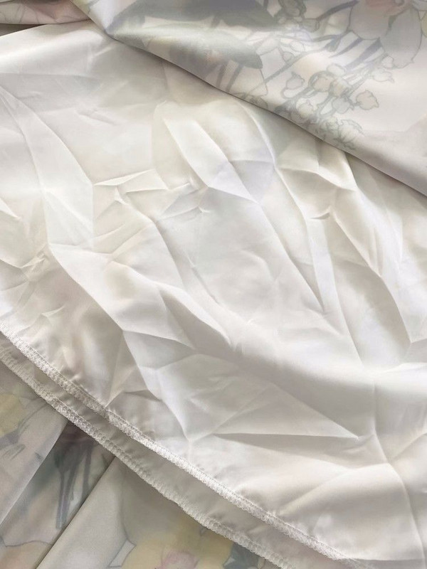 Ljetna haljina sa cvjetnim zečjim pistama Ženska haljina kratkih rukava s O izrezom, biljnim cvjetnim printom, patentnim zatvaračem, praznični remen na vezanje, Boho vestidos za plažu