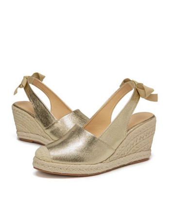 Wedges σανδάλια για γυναίκες με κλειστό επίδεσμο Espadrille Κομψά παπούτσια TDL-J26GD