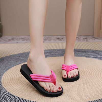 Suvised plätud naistele vabaaja lamedad sussid Sandaalid Mugav naiste EVA rannajalatsid Naiste liugurid Jalatsid Pantuflas Mujer
