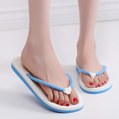 Sussid Rannas Hingavad varvaste plätud Mood-Slip-on naistejalatsid Naiste rannaplätud Selged plätud naistele Jelly