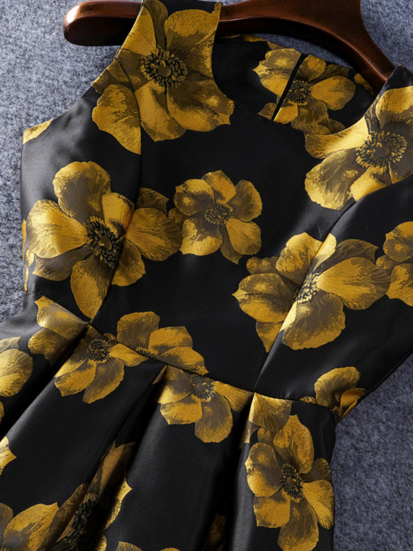 Rochii midi, fără mâneci, jacquard, elegante, de lux, pentru femei, retro, franceză, cu talie înaltă, rochie lungă, vara 2024