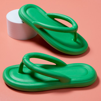 Летни бонбонени цветове Джапанки Плажни 2023 г. Нови плоски чехли с меко дъно Жени Мъже Удобни на открито нехлъзгащи се плоски сандали с пързалки Кораб