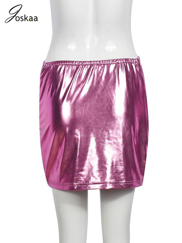 Joskaa Patchwork vastag, meleg szabálytalan szoknya női csípő szexi magas derekú cipzáras miniszoknyák 2023-as téli Harajuku utcai viselet