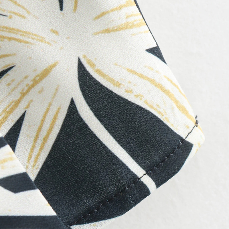 TRAF suknje za žene Ljeto 2024 Suknja s printom resa Mini asimetrični čvor srednjeg struka Y2k suknja Koketne suknje Elegantne dame