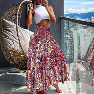 2024 m. vasara Nauji moteriški laisvalaikio laisvalaikio laisvi atostogų ilgi sijonai Moteriški moteriški drabužiai ir nemokamas pristatymas LOOSE