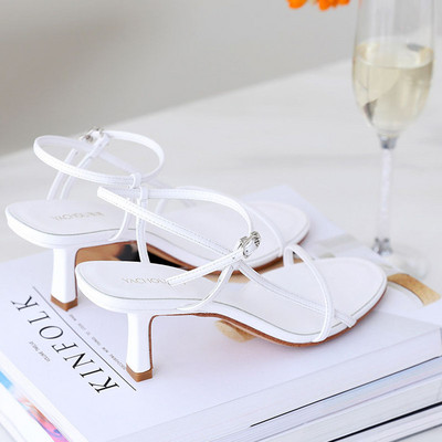 Καλοκαιρινά Χαμηλά Σανδάλια Γυναικεία Μπεζ Γυναικεία Παπούτσια Ψηλοτάκουνα Χαμηλό Τακούνι Μαύρο Comfort Νέο Στιλέτο BC3791