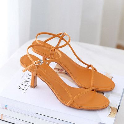 Καλοκαιρινά Χαμηλά Σανδάλια Γυναικεία Μπεζ Γυναικεία Παπούτσια Ψηλοτάκουνα Χαμηλό Τακούνι Μαύρο Comfort Νέο Στιλέτο BC3791