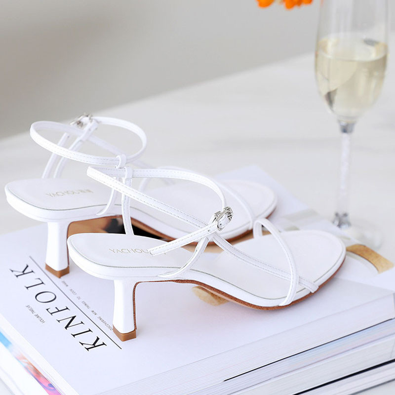 Καλοκαιρινά Χαμηλά Σανδάλια Γυναικεία Μπεζ Γυναικεία Παπούτσια Ψηλοτάκουνα Χαμηλό Τακούνι Μαύρο Comfort Νέο Στιλέτο BC3791