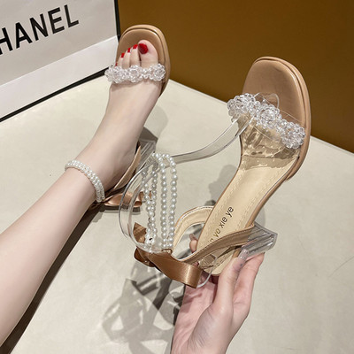 Madalad sandaalid Naisele Nahast Madala kontsaga PU-kummist Rooma kangas kabjakontsad Slaidid Madalad sandaalid Naise nahast Madala kontsaga slaidikangas