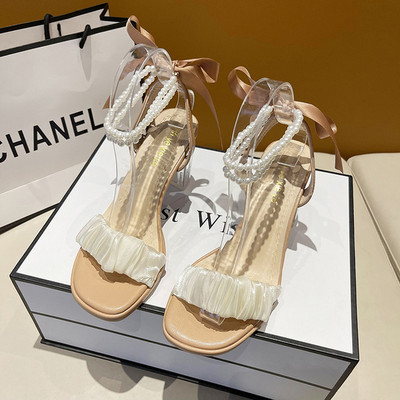 Madalad sandaalid Naisele Nahast Madala kontsaga PU-kummist Rooma kangas kabjakontsad Slaidid Madalad sandaalid Naise nahast Madala kontsaga slaidikangas