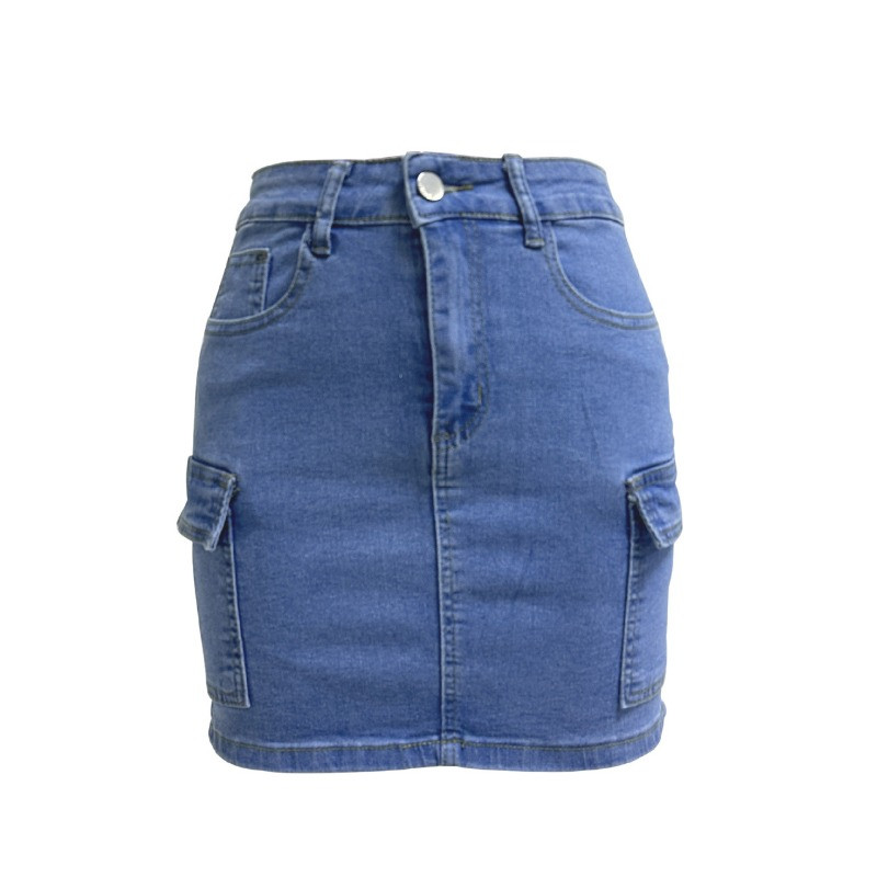 Farmer szexi beburkolt csípő rövid szoknyák nőknek 2024 nyári vintage női magas derekú miniszoknya női utcai zsebben karcsú szoknya