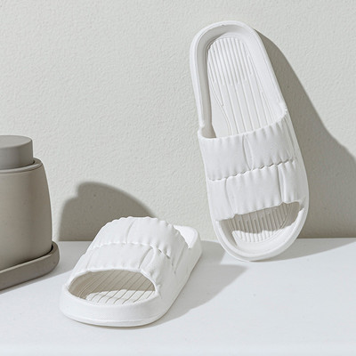 Puha talpú papucs vastag platós szandál beltéri kültéri női szandál női strandcipő EVA csúszásmentes papucs Reutral