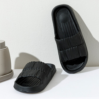 Puha talpú papucs vastag platós szandál beltéri kültéri női szandál női strandcipő EVA csúszásmentes papucs Reutral