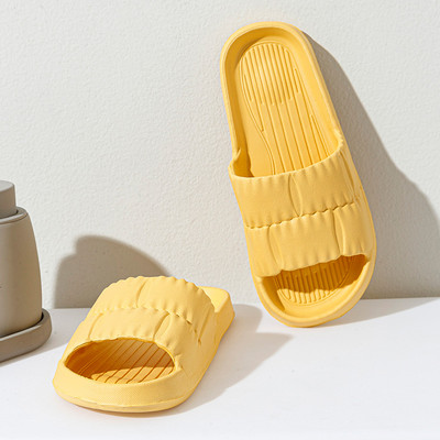 Puha talpú papucs vastag platós szandál beltéri kültéri női szandál női strandcipő EVA csúszásmentes papucs Reutral