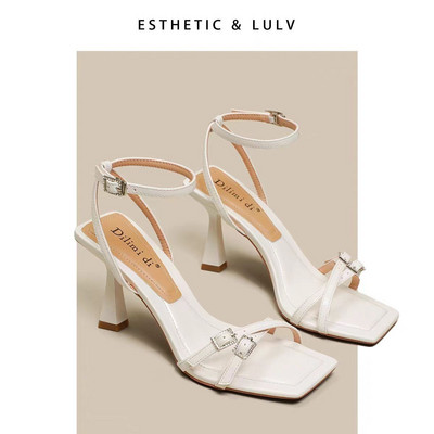 2024, vara, sandale cu toc înalt, femei, piele, femei, pantofi pentru femei, confort, petrecere, nuntă, noi, stiletto, fete, pantofi mujer