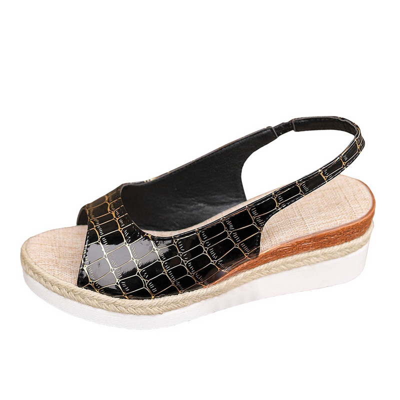 Naiste S-sandaalid Jooga varvassandaalid naistele Naistele vabaaja kiiludega sandaalid naistele Rose Leopard mustriga sandaalid naistele