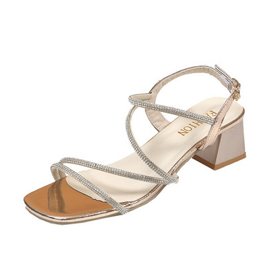 Ljetne niske sandale 2024. Žensko kožno odijelo Ženske bež Ženske cipele Visoke potpetice Niske potpetice Crne Udobne Nove djevojke Fas