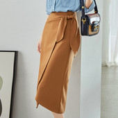 Uredska ženska suknja Japanska modna ženska suknja do koljena visokog struka proljeće ljeto Modna suknja