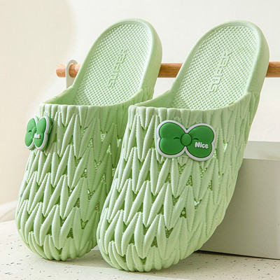 Baotou barlangpapucs nőknek nyári kényelmes új divat csúszásgátló külső viselet otthoni fürdőszoba strand puha talp