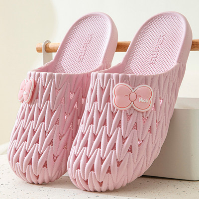 Baotou barlangpapucs nőknek nyári kényelmes új divat csúszásgátló külső viselet otthoni fürdőszoba strand puha talp