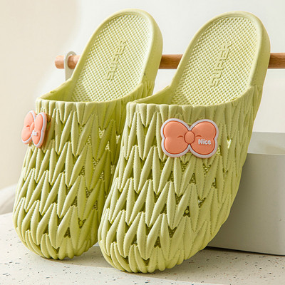 Baotou barlangpapucs nőknek nyári kényelmes új divat csúszásgátló külső viselet otthoni fürdőszoba strand puha talp