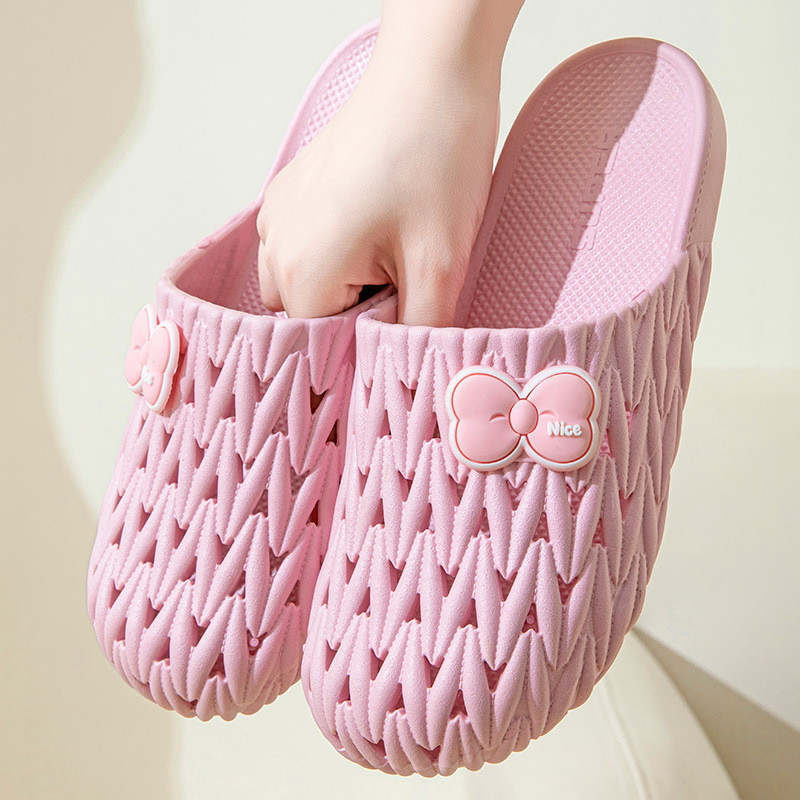 Baotou barlangpapucs nőknek nyári kényelmes új divat csúszásgátló külső viselet otthoni fürdőszoba strand puha talp
