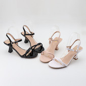 Univerzalne niske sandale Ženske kožne prozirne potpetice Ljetno odijelo 2023. Žensko bež Ženske cipele s otvorenim prstima Velike veličine Niske trake s kopčom