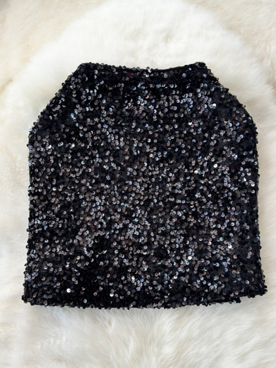 Korejske modne mini suknje Ženska šljokica Bling Odjeća visokog struka Ženska plašt suknja Ženska vintage tanka suknja Dropshipping