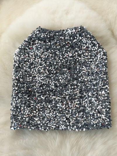 Korejske modne mini suknje Ženska šljokica Bling Odjeća visokog struka Ženska plašt suknja Ženska vintage tanka suknja Dropshipping