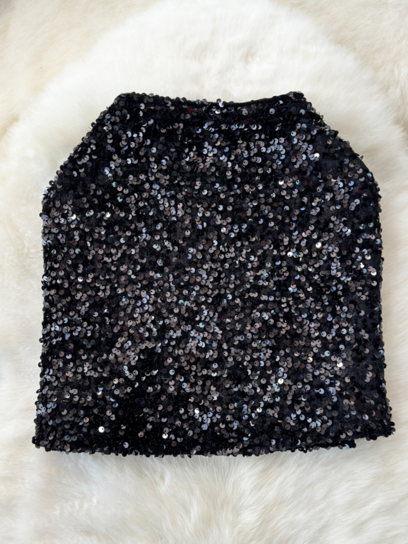 Korejske modne mini suknje Ženska šljokica Bling Odjeća visokog struka Ženska plašt suknja Ženska vintage tanka suknja Dropshipping