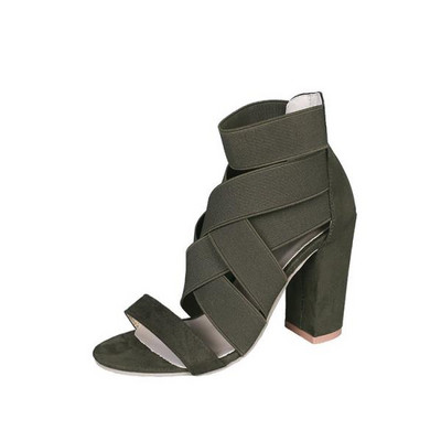 Madalad sandaalid naisele Nahast ülikond Naine Beež 2024 Suvised kõrged kontsad Naiste kingad Risti suur Madala kontsaga must kõrge kontsaga F