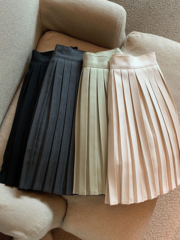 Korobovi plisseeritud miniseelikud Naiste suvised Y2k riided Elegantsed Preppy Üliõpilasseelikud Korea mood Harajuku Naised Mujer Ropa